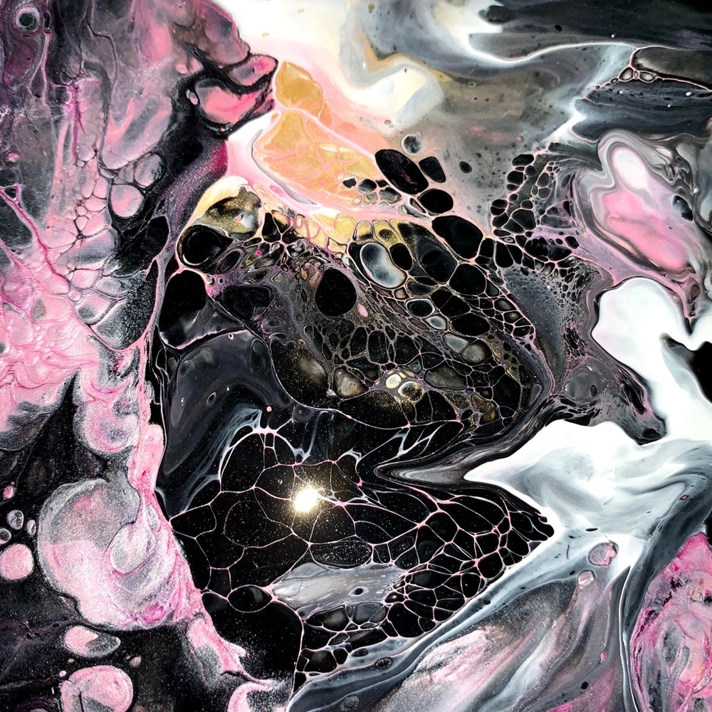 ORIGINAL ABSTRACT FLUID ACRYLIC PAINTING 🖼
